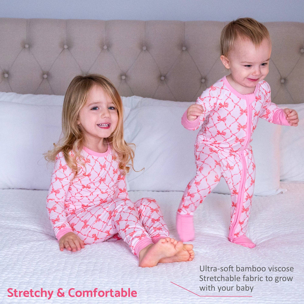 Beautiful Bows 2pc Pajama Set