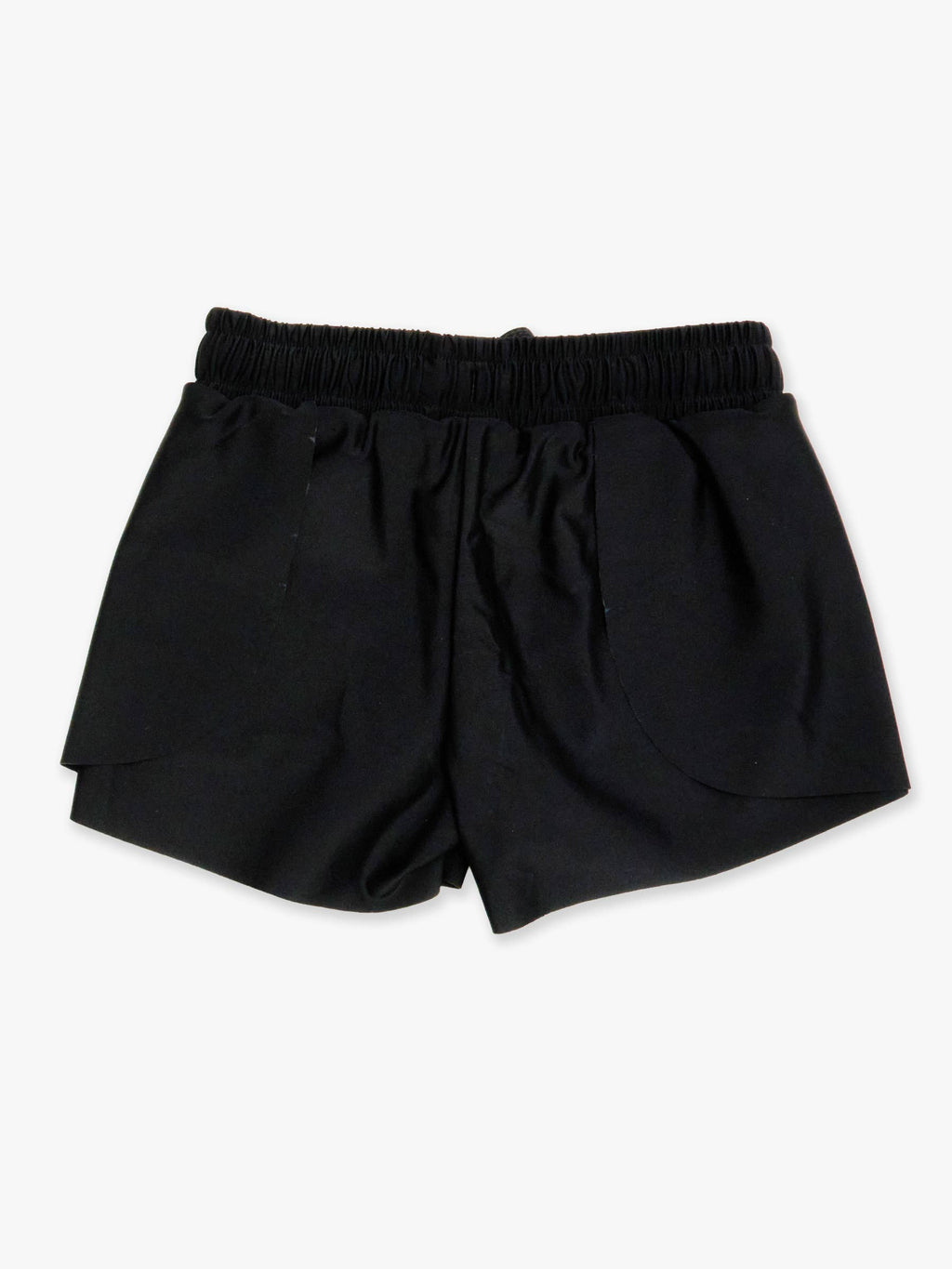 RuffleButts + RuggedButts - Girls Black Active Butterfly Shorts