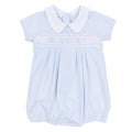 Magnolia Baby - Big Brother Smocked Short Sleeve Bubble