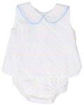 Raleigh Pastel Swiss Dot Diaper Set