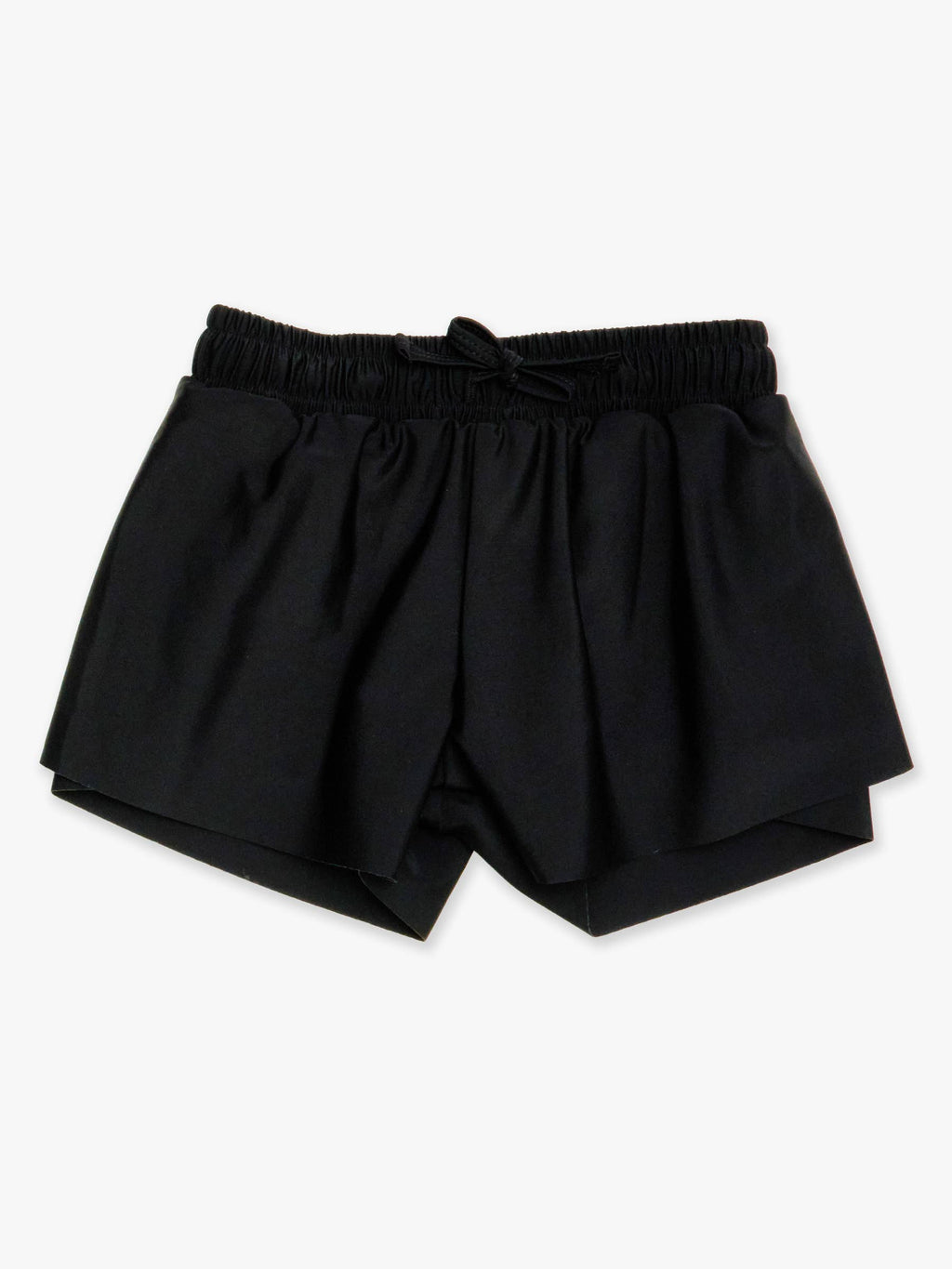 RuffleButts + RuggedButts - Girls Black Active Butterfly Shorts