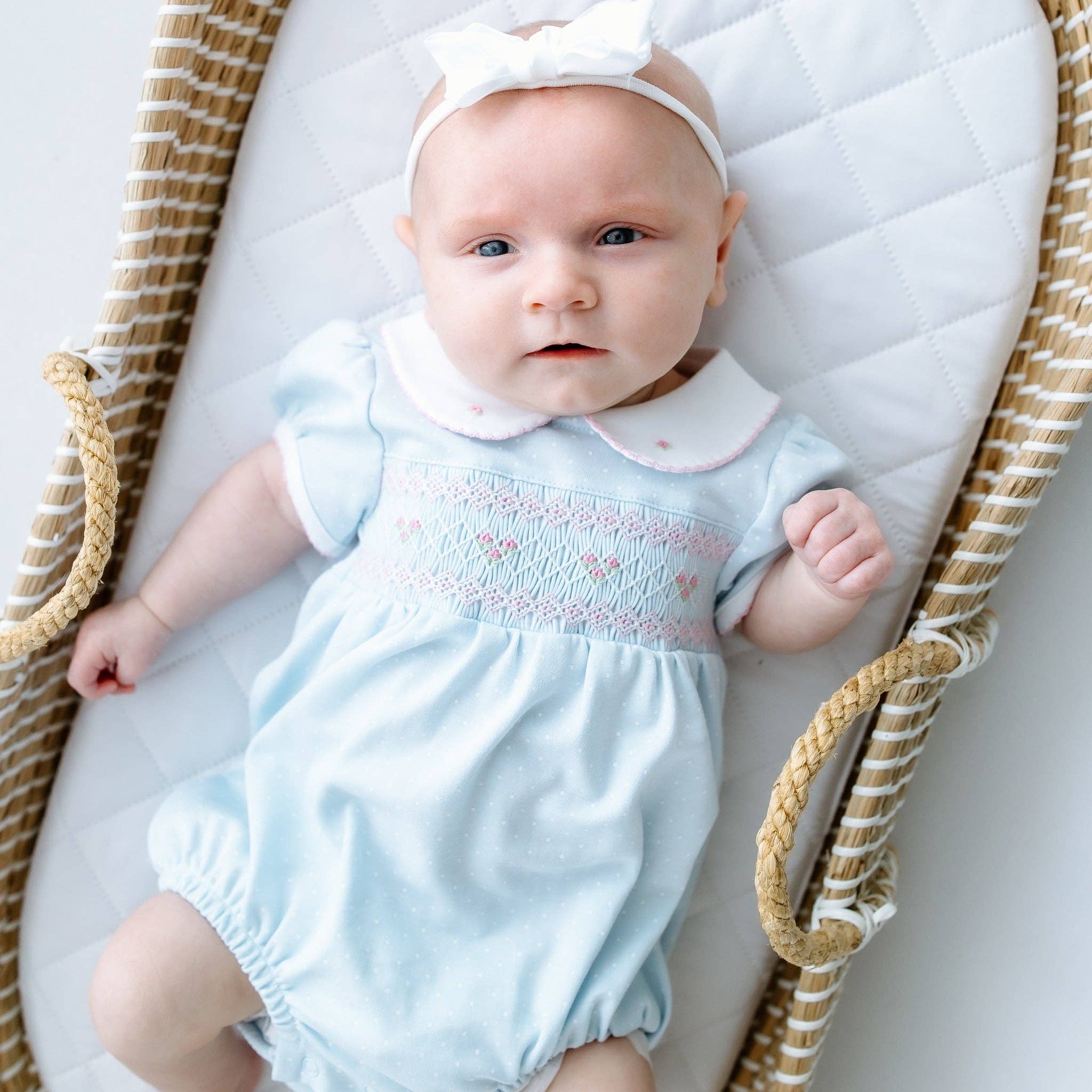 Magnolia Baby - Piper's Classics Smocked Bubble