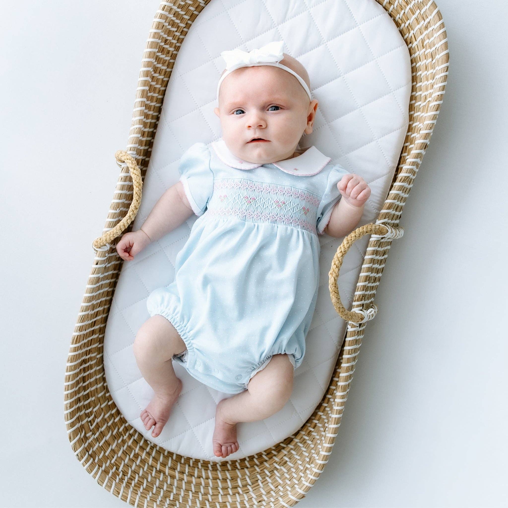 Magnolia Baby - Piper's Classics Smocked Bubble