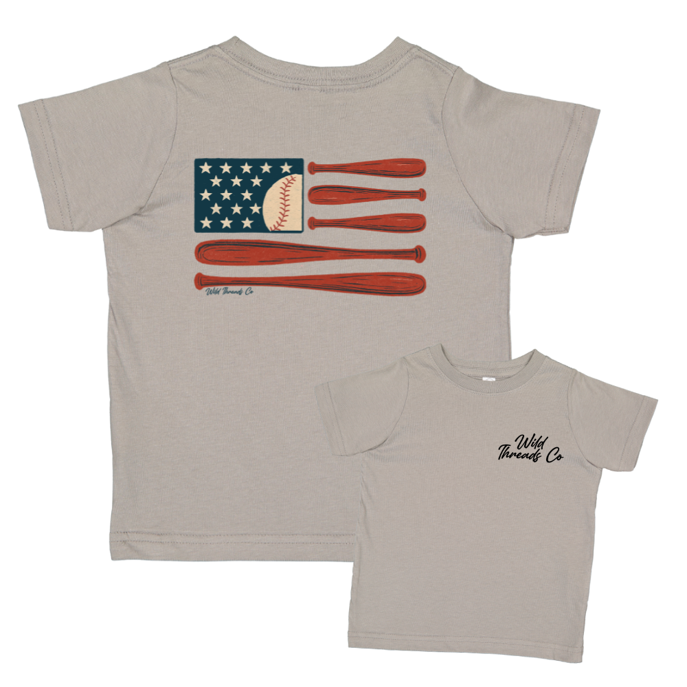 Wild Threads Co - Baseball Flag Tee
