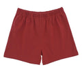 Jellybean Maroon Knit Shorts