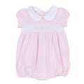 Big Sister Smocked Short Sleeve Bubble