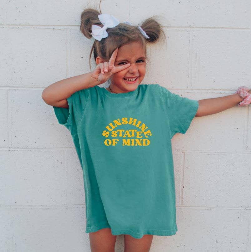 Sunshine State Of Mind | Comfort Colors Kids Tee
